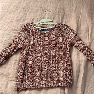 Forever 21 red and white sweater